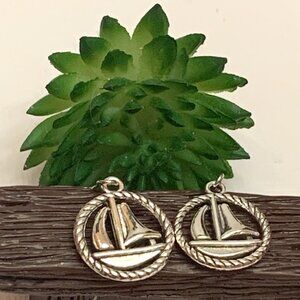 Sailboat Earring, Nautical Earring, Boat Earring, Sailing Jewelry, Gift Idea
